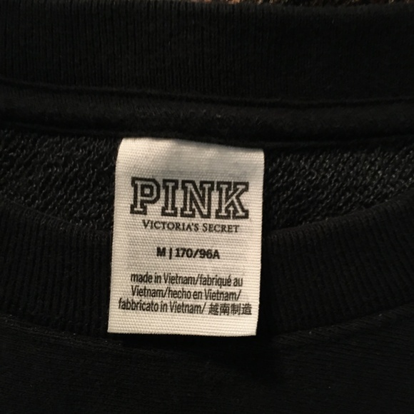VS PINK crop sweatshirt size medium - Picture 3 of 3
